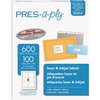 Pres-A-Ply Label, Lsr/Inkjet, 4X3-1/3, We 600PK AVE30604